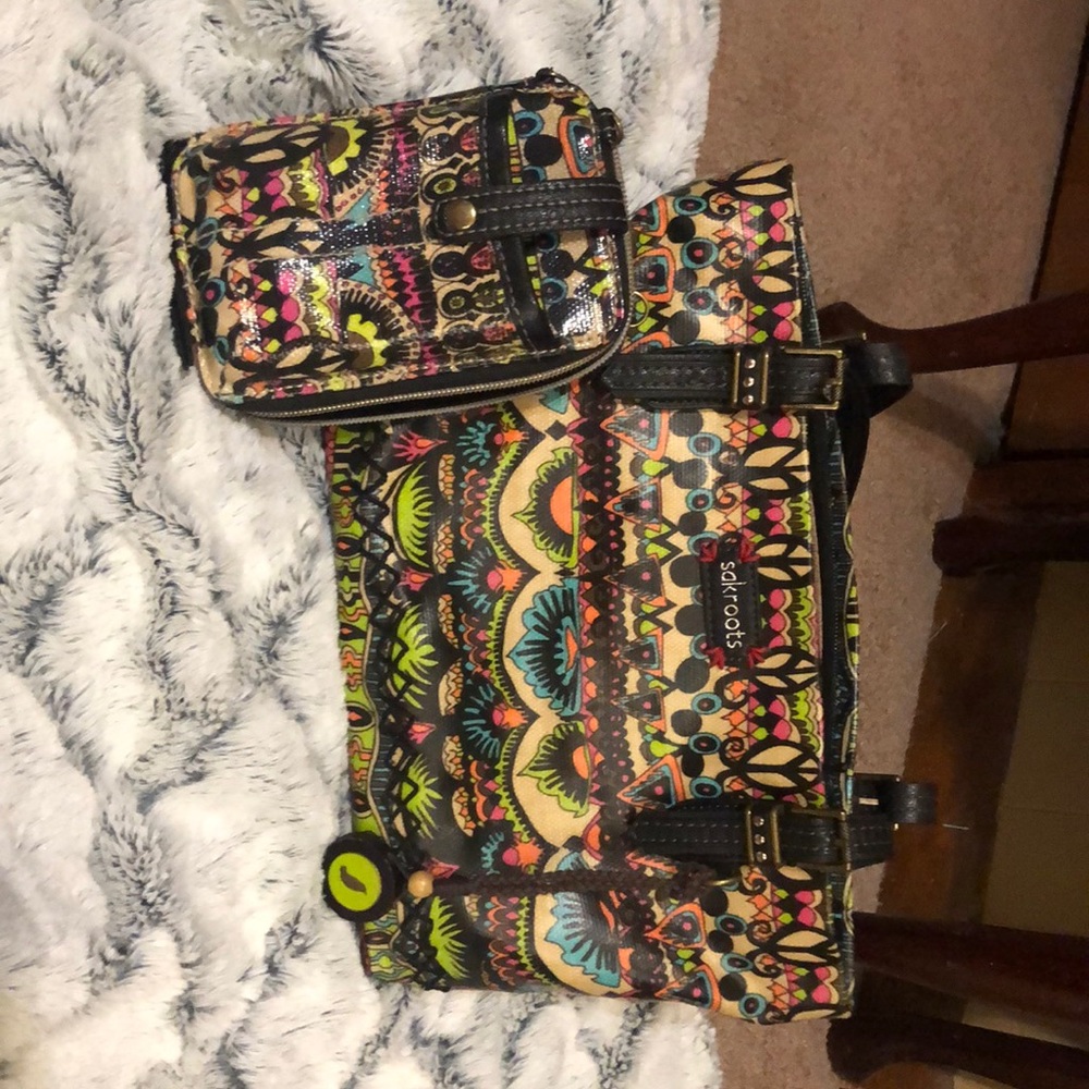 Sak Roots purse and wallet